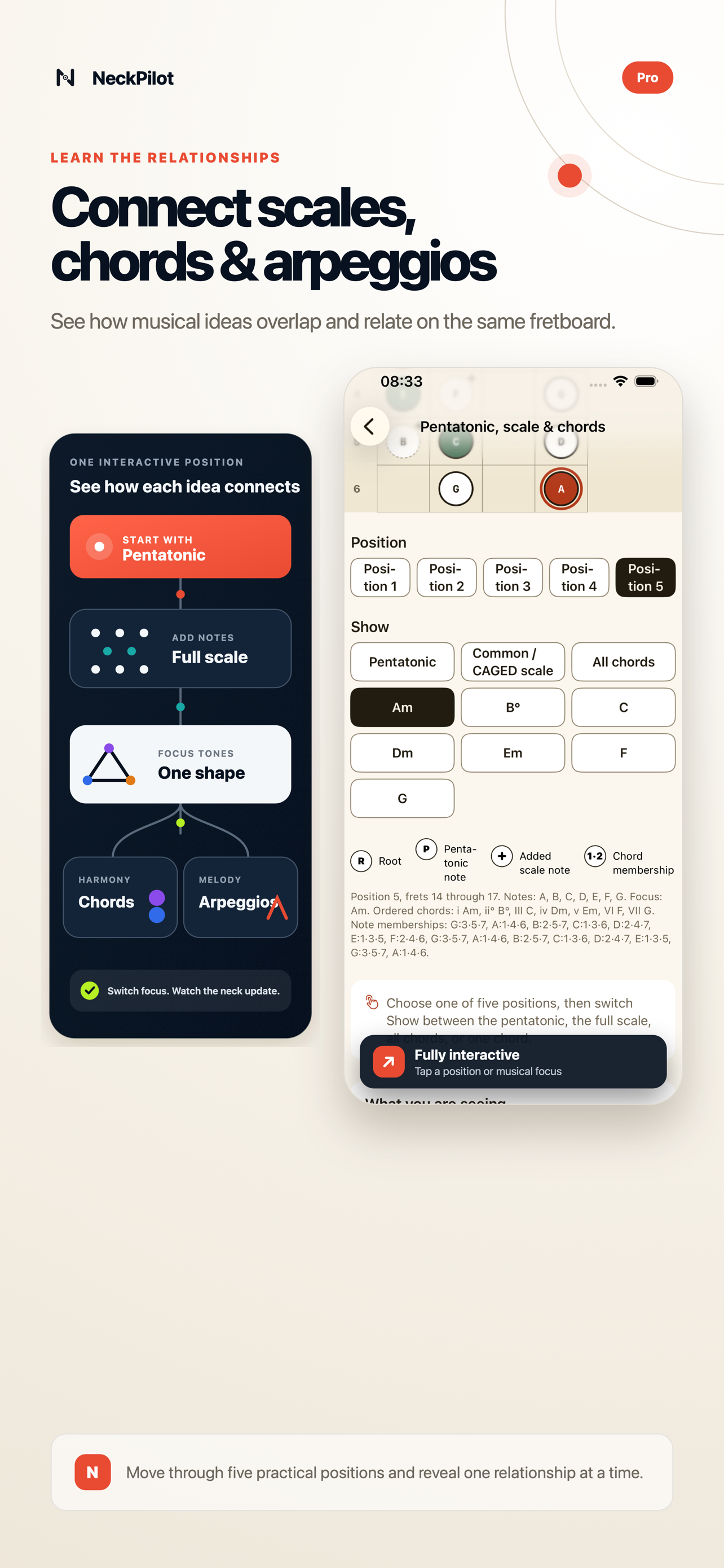 Turn music theory into something playable